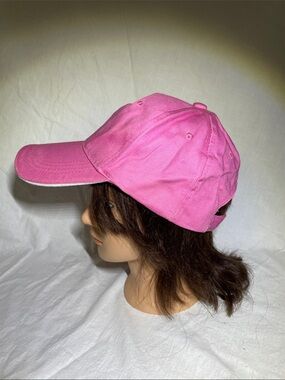 Classic Pink Cotton Baseball Cap — Women's Adjustable Hat